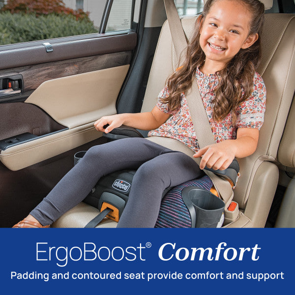 Chicco GoFit ClearTex Plus Backless Booster Car Seat- Strolleria