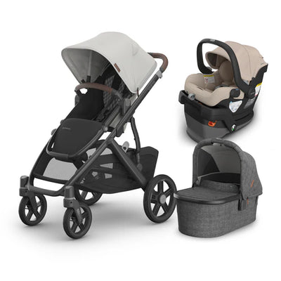 UPPAbaby Vista V3 From Birth Complete Travel System (Stroller + Mesa V3 Infant Car Seat + Bassinet V3)