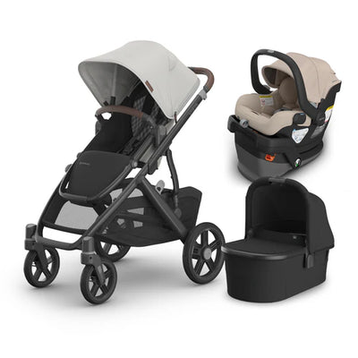 UPPAbaby Vista V3 From Birth Complete Travel System (Stroller + Mesa V3 Infant Car Seat + Bassinet V3)