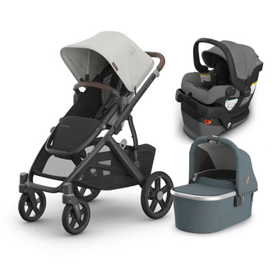 UPPAbaby Vista V3 From Birth Complete Travel System (Stroller + Mesa V3 Infant Car Seat + Bassinet V3)