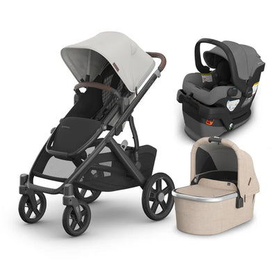 UPPAbaby Vista V3 From Birth Complete Travel System (Stroller + Mesa V3 Infant Car Seat + Bassinet V3)