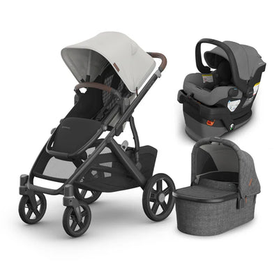UPPAbaby Vista V3 From Birth Complete Travel System (Stroller + Mesa V3 Infant Car Seat + Bassinet V3)