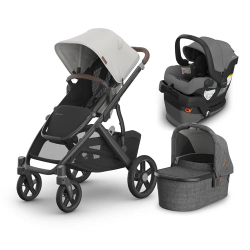 UPPAbaby Vista V3 From Birth Complete Travel System (Stroller + Mesa V3 Infant Car Seat + Bassinet V3)