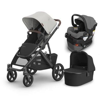 UPPAbaby Vista V3 From Birth Complete Travel System (Stroller + Mesa V3 Infant Car Seat + Bassinet V3)