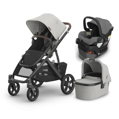 UPPAbaby Vista V3 From Birth Complete Travel System (Stroller + Mesa V3 Infant Car Seat + Bassinet V3)
