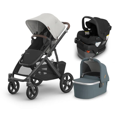 UPPAbaby Vista V3 From Birth Complete Travel System (Stroller + Mesa V3 Infant Car Seat + Bassinet V3)