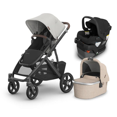 UPPAbaby Vista V3 From Birth Complete Travel System (Stroller + Mesa V3 Infant Car Seat + Bassinet V3)