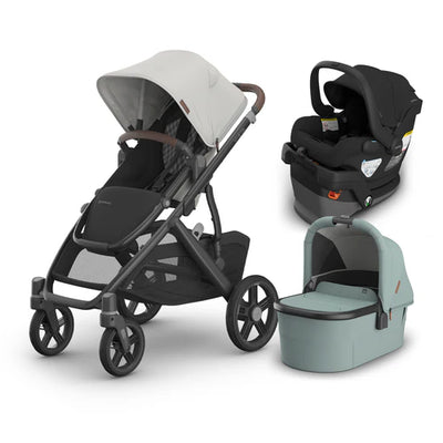 UPPAbaby Vista V3 From Birth Complete Travel System (Stroller + Mesa V3 Infant Car Seat + Bassinet V3)