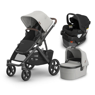 UPPAbaby Vista V3 From Birth Complete Travel System (Stroller + Mesa V3 Infant Car Seat + Bassinet V3)