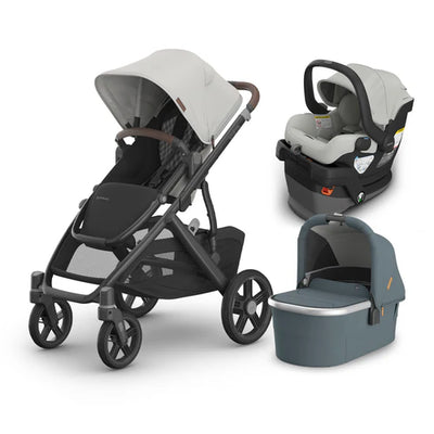 UPPAbaby Vista V3 From Birth Complete Travel System (Stroller + Mesa V3 Infant Car Seat + Bassinet V3)
