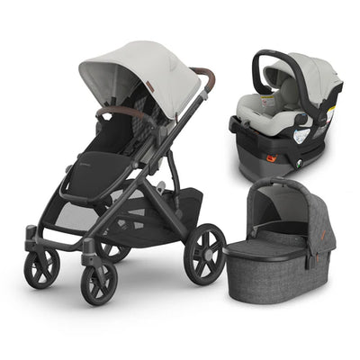 UPPAbaby Vista V3 From Birth Complete Travel System (Stroller + Mesa V3 Infant Car Seat + Bassinet V3)