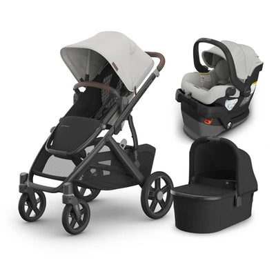 UPPAbaby Vista V3 From Birth Complete Travel System (Stroller + Mesa V3 Infant Car Seat + Bassinet V3)