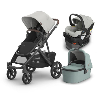 UPPAbaby Vista V3 From Birth Complete Travel System (Stroller + Mesa V3 Infant Car Seat + Bassinet V3)