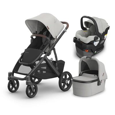 UPPAbaby Vista V3 From Birth Complete Travel System (Stroller + Mesa V3 Infant Car Seat + Bassinet V3)
