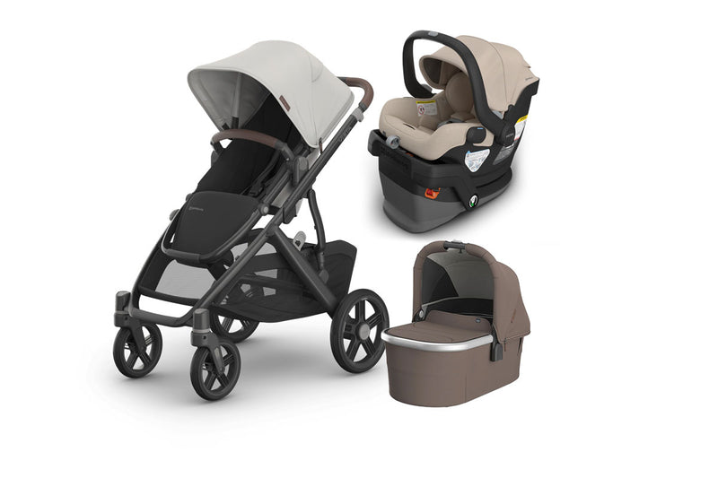 UPPAbaby Vista V3 From Birth Complete Travel System (Stroller + Mesa V3 Infant Car Seat + Bassinet V3)