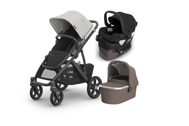 UPPAbaby Vista V3 From Birth Complete Travel System (Stroller + Mesa V3 Infant Car Seat + Bassinet V3)
