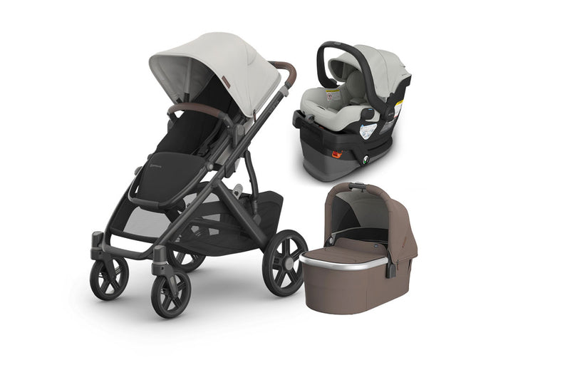 UPPAbaby Vista V3 From Birth Complete Travel System (Stroller + Mesa V3 Infant Car Seat + Bassinet V3)