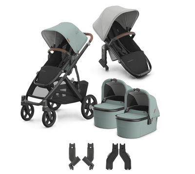UPPAbaby Vista V3 + Bassinets Twin Bundle