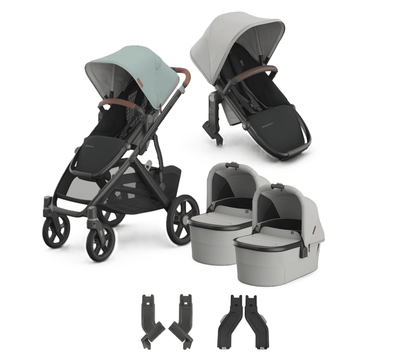 UPPAbaby Vista V3 + Bassinets Twin Bundle
