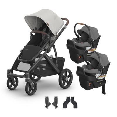 UPPAbaby Vista V3 + Aria Twin Travel System