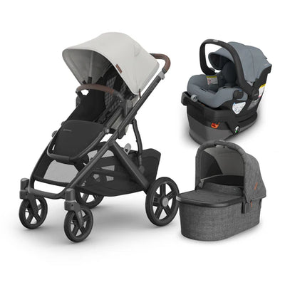 UPPAbaby Vista V3 From Birth Complete Travel System (Stroller + Mesa V3 Infant Car Seat + Bassinet V3)