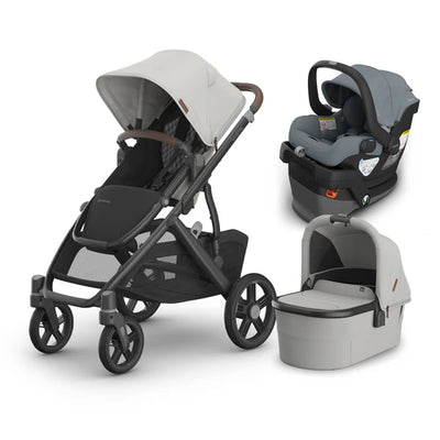 UPPAbaby Vista V3 From Birth Complete Travel System (Stroller + Mesa V3 Infant Car Seat + Bassinet V3)