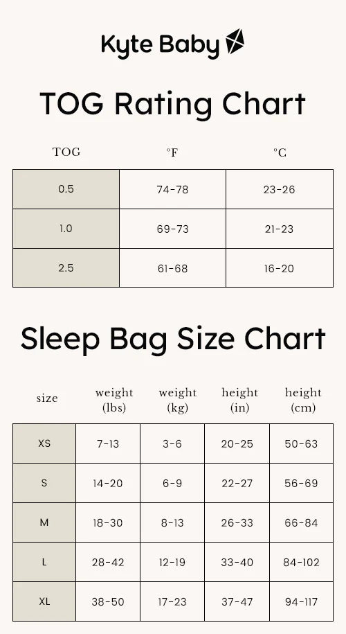 Kyte Baby Sleep Bag - 1.0 TOG