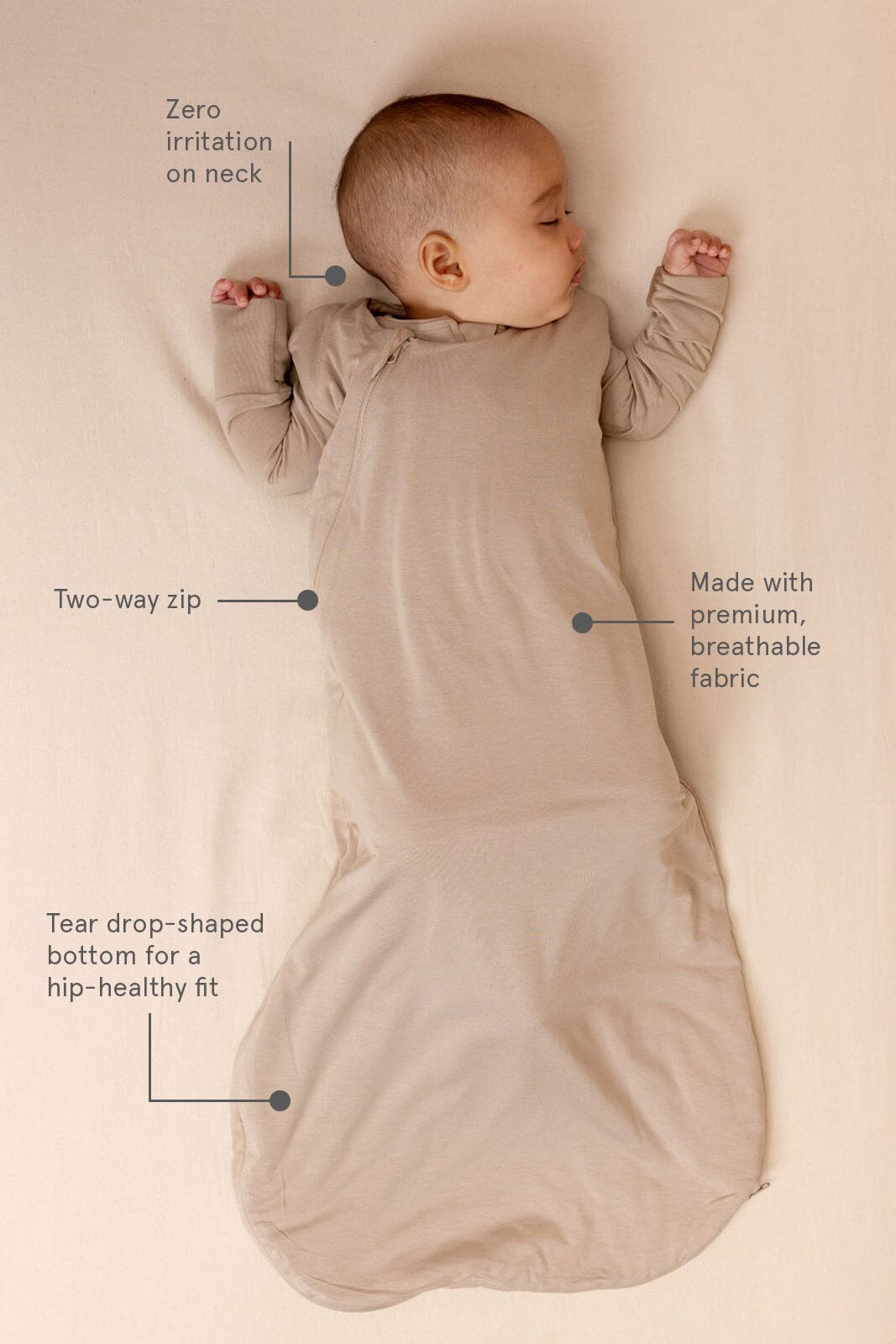 WildBird CloudBlend™ Sleep Sack TOG 1 - Desert Lark- Strolleria