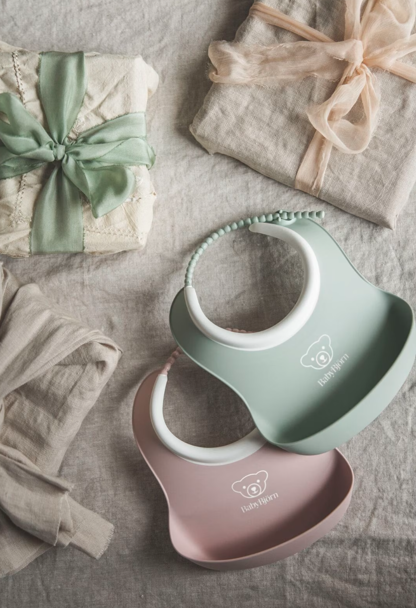 BabyBjörn Small Baby Bib, 2-pack- Strolleria