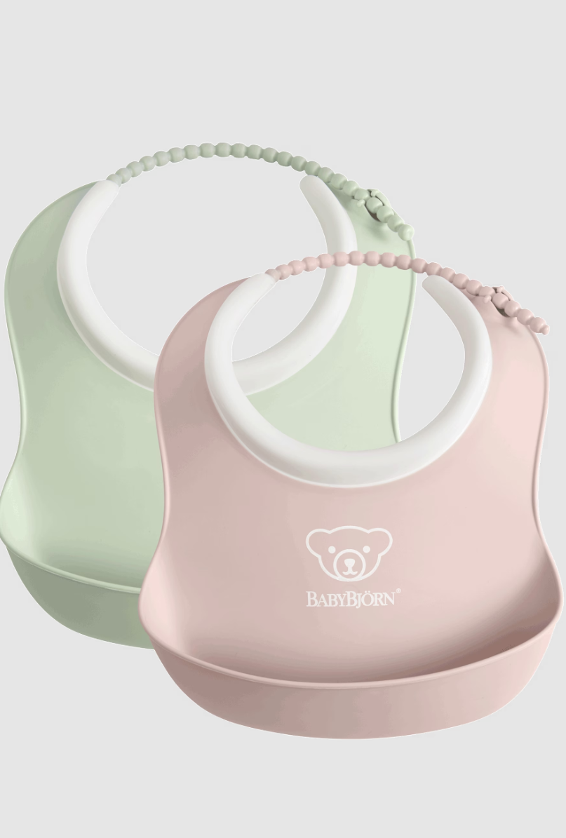 BabyBjörn Small Baby Bib, 2-pack- Strolleria