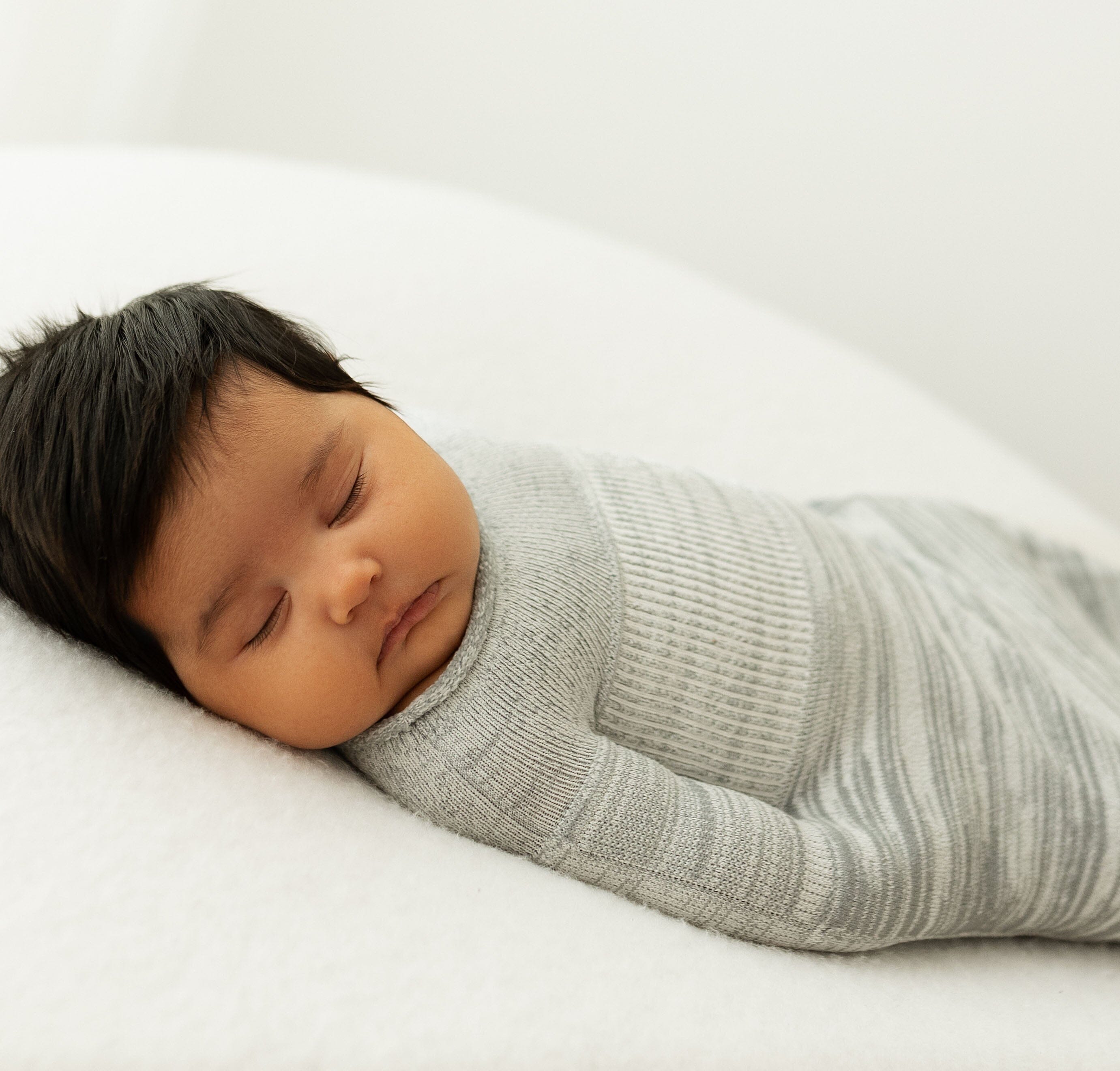 Swaddelini Grey Swaddle Sleep Sack- Strolleria