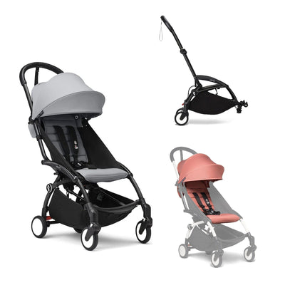 Stokke YOYO3 Double Stroller - Black Frame