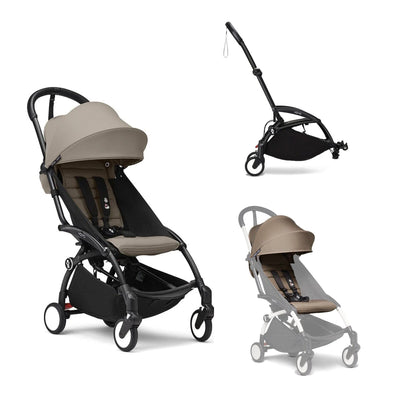 Stokke YOYO3 Double Stroller - Black Frame