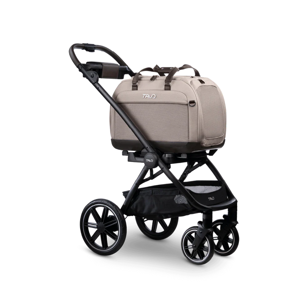 Tavo Hendrick Pet Car Seat + Hendrick Adapter + Roscoe Trek Stroller- Strolleria