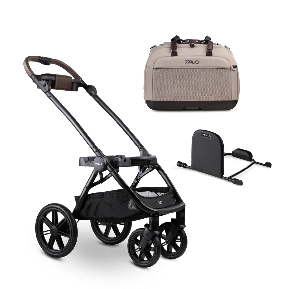 Tavo Hendrick Pet Car Seat + Hendrick Adapter + Roscoe Trek Stroller- Strolleria