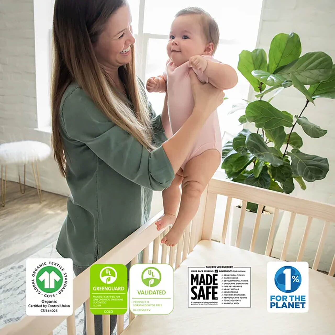 Naturepedic Breathable Ultra 252 2-Stage - Natural- Strolleria