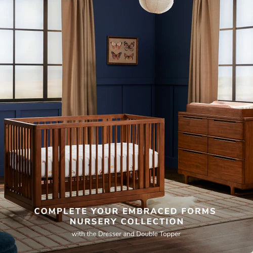 Maxi Cosi Embraced Forms Island Crib - Chestnut Stain
