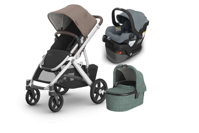 UPPAbaby Vista V3 From Birth Complete Travel System (Stroller + Mesa V3 Infant Car Seat + Bassinet V3)