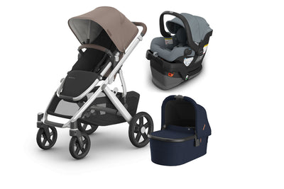 UPPAbaby Vista V3 From Birth Complete Travel System (Stroller + Mesa V3 Infant Car Seat + Bassinet V3)