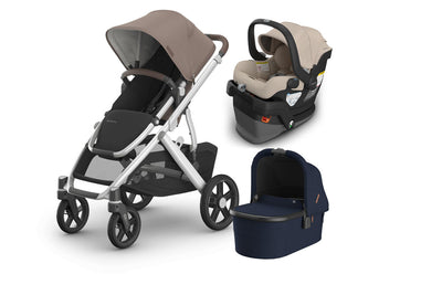 UPPAbaby Vista V3 From Birth Complete Travel System (Stroller + Mesa V3 Infant Car Seat + Bassinet V3)