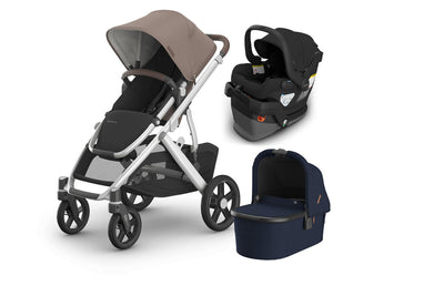 UPPAbaby Vista V3 From Birth Complete Travel System (Stroller + Mesa V3 Infant Car Seat + Bassinet V3)