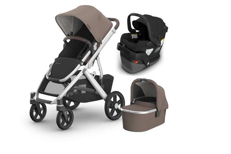 UPPAbaby Vista V3 From Birth Complete Travel System (Stroller + Mesa V3 Infant Car Seat + Bassinet V3)