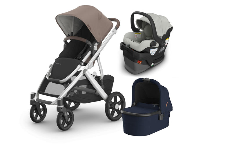 UPPAbaby Vista V3 From Birth Complete Travel System (Stroller + Mesa V3 Infant Car Seat + Bassinet V3)