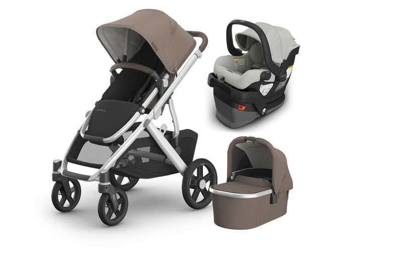 UPPAbaby Vista V3 From Birth Complete Travel System (Stroller + Mesa V3 Infant Car Seat + Bassinet V3)