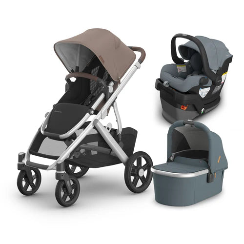 UPPAbaby Vista V3 From Birth Complete Travel System (Stroller + Mesa V3 Infant Car Seat + Bassinet V3)
