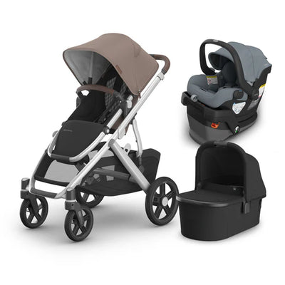 UPPAbaby Vista V3 From Birth Complete Travel System (Stroller + Mesa V3 Infant Car Seat + Bassinet V3)