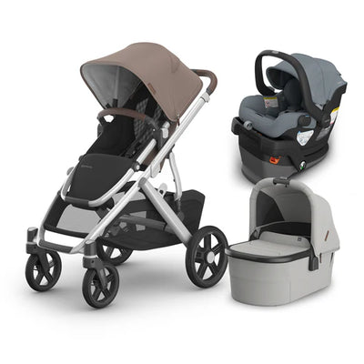 UPPAbaby Vista V3 From Birth Complete Travel System (Stroller + Mesa V3 Infant Car Seat + Bassinet V3)