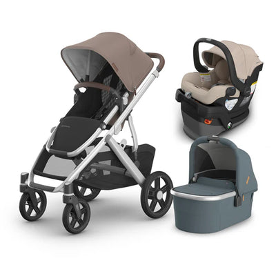 UPPAbaby Vista V3 From Birth Complete Travel System (Stroller + Mesa V3 Infant Car Seat + Bassinet V3)