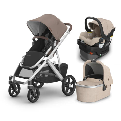 UPPAbaby Vista V3 From Birth Complete Travel System (Stroller + Mesa V3 Infant Car Seat + Bassinet V3)
