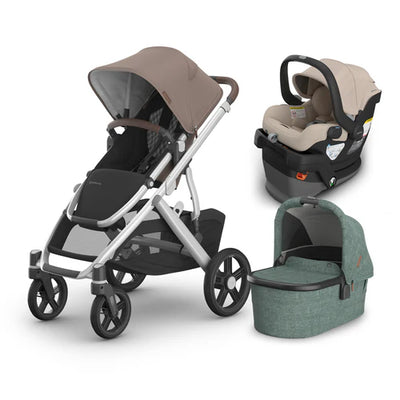 UPPAbaby Vista V3 From Birth Complete Travel System (Stroller + Mesa V3 Infant Car Seat + Bassinet V3)